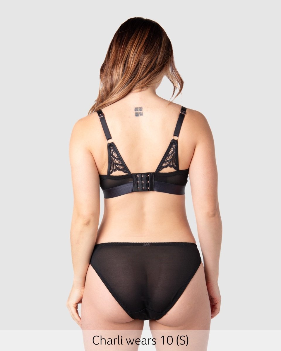 Warrior 2.0 Bikini Brief - Black - Hotmilk Lingerie