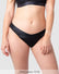 Warrior 2.0 Bikini Brief Black - Front View - Maternity & Postpartum Bikini Underwear - Hotmilk Lingerie