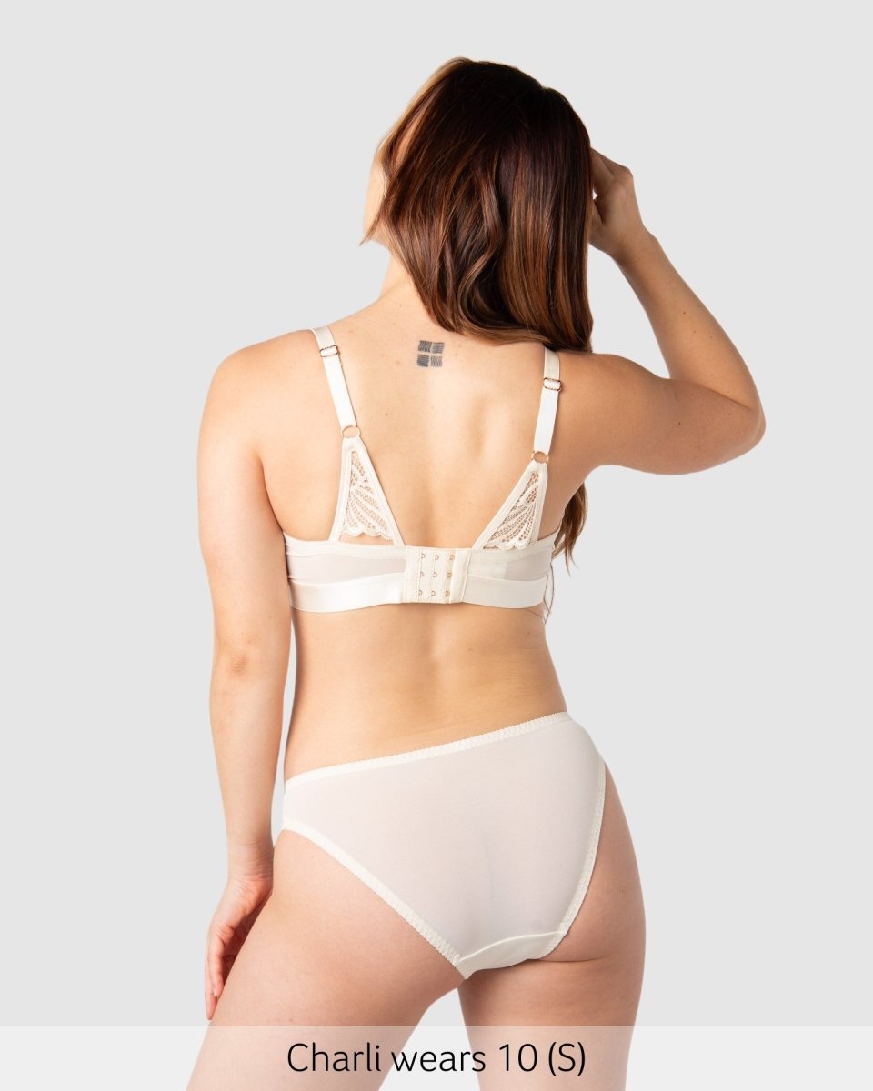 Warrior 2.0 Bikini Brief - Ivory - Hotmilk Lingerie