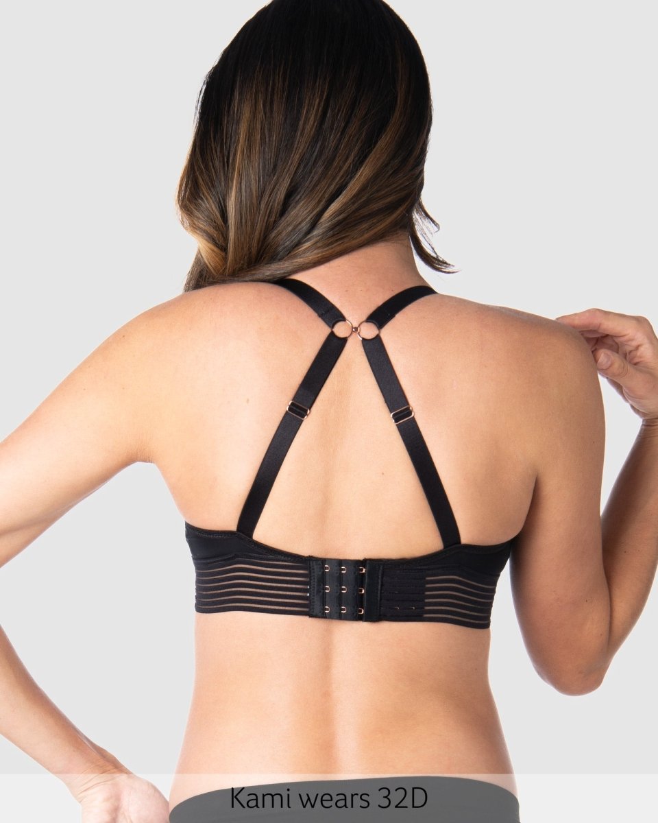 Ambition T-Shirt Nursing Bra - Black - Hotmilk Lingerie