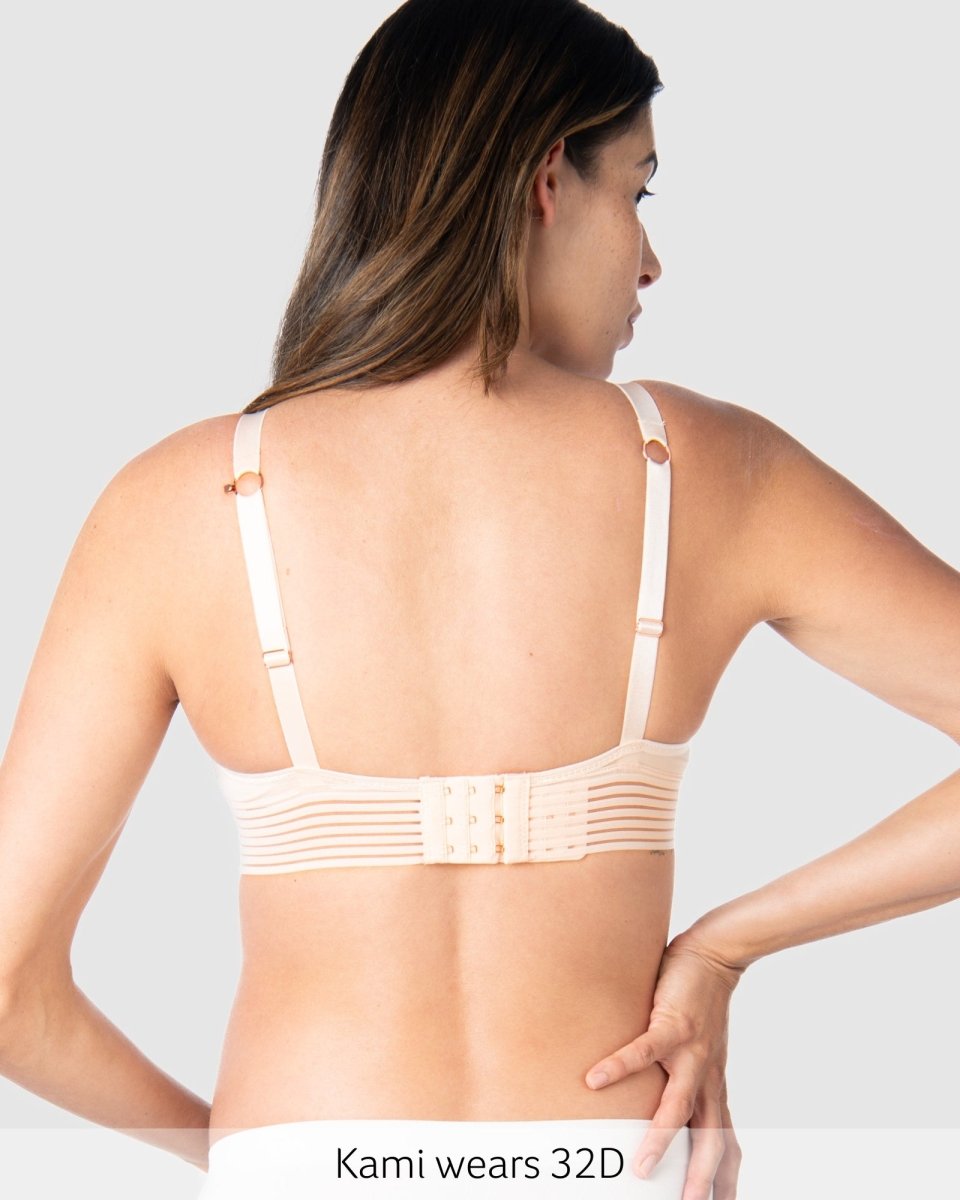 Ambition T-Shirt Nursing Bra - Shell - Hotmilk Lingerie
