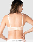Ambition T-Shirt Nursing Bra Shell Pink - Back View - Maternity & Breastfeeding T-Shirt Bra - Hotmilk Lingerie