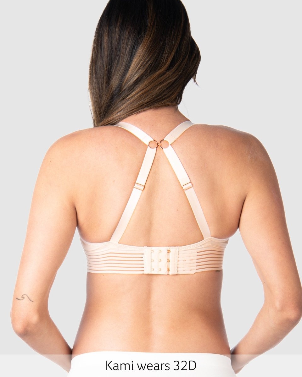 Ambition T-Shirt Nursing Bra - Shell - Hotmilk Lingerie