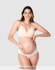 Ambition T-Shirt Nursing Bra Shell Pink - Full Length View - Maternity & Breastfeeding T-Shirt Bra - Hotmilk Lingerie