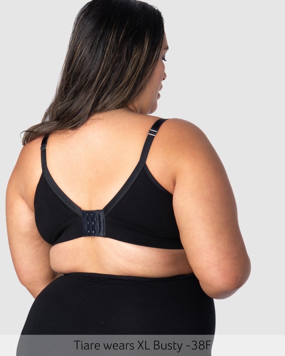 Caress FlexFit Nursing Bra - Black Busty - Hotmilk Lingerie
