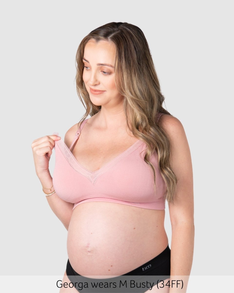 Caress FlexFit Nursing Bra - Petal Busty - Hotmilk Lingerie