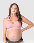 Caress FlexFit Nursing Bra Petal Pink - Main Front View - Bamboo Maternity & Breastfeeding Bra - Hotmilk Lingerie