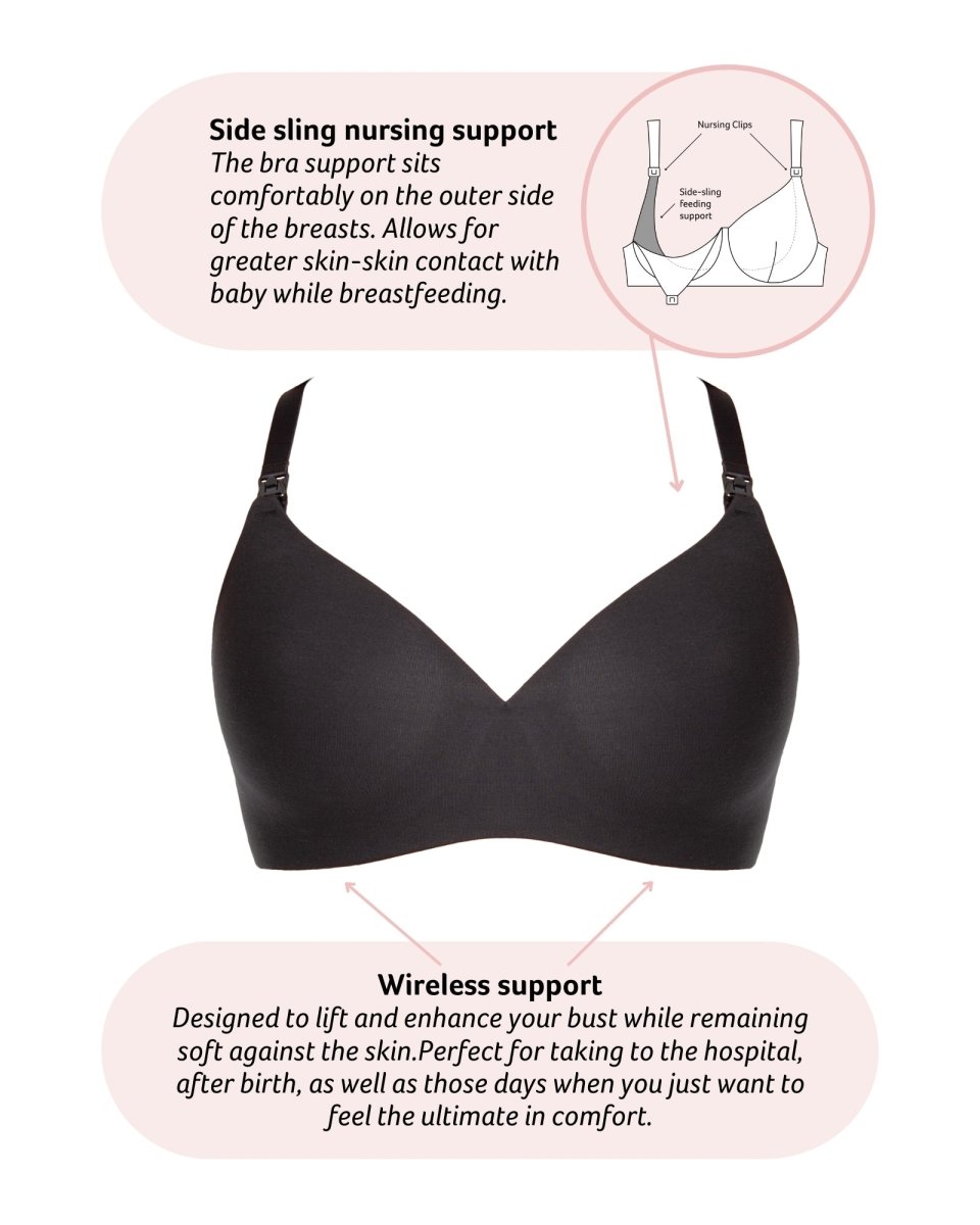 Embrace Leakproof T-Shirt - Black - Hotmilk Lingerie