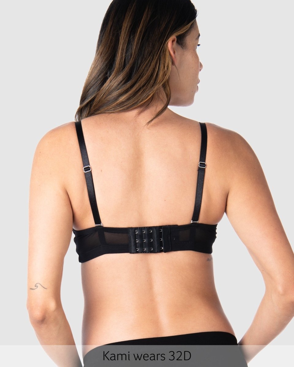 Forever Yours T-Shirt Nursing Bra - Black - Hotmilk Lingerie