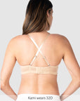 Forever Yours T-Shirt Nursing Bra Frappe - Back Cross View - Maternity & Breastfeeding Bra - Hotmilk Lingerie