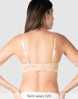 Forever Yours T-Shirt Nursing Bra Frappe - Back View - Smooth Maternity Nursing Bra - Hotmilk Lingerie