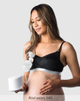 Freedom Pump Bra Black - Main View - Maternity Hands-Free Pump Bra with Magnetic Clip - Hotmilk Lingerie