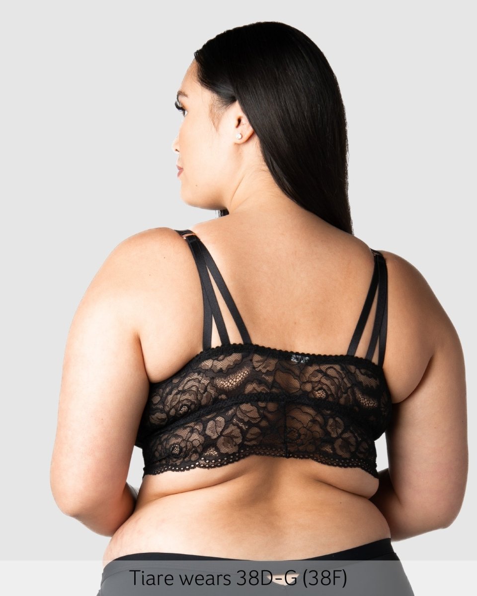 Heroine Multifit Maternity Bralette - Black - Hotmilk Lingerie