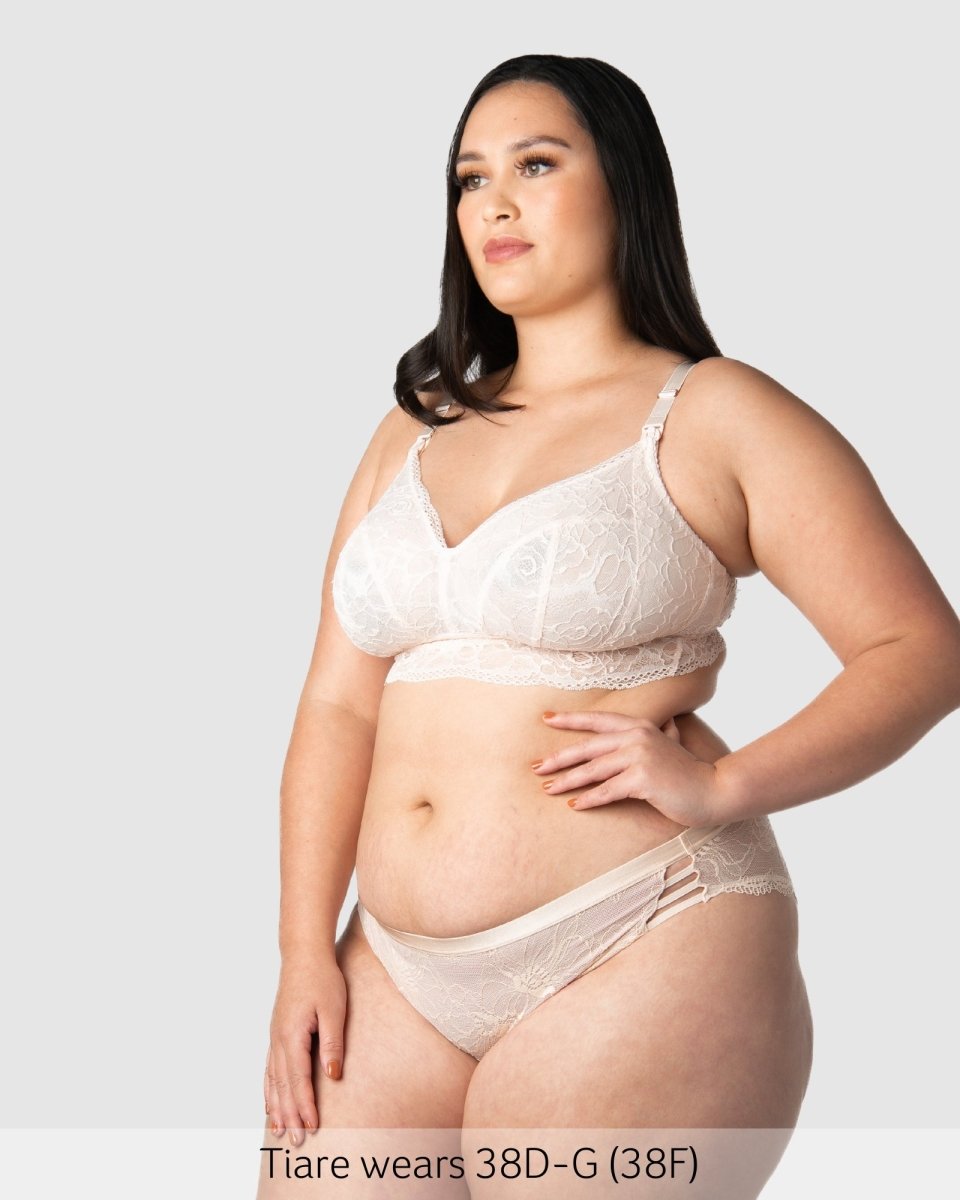 Heroine Multifit Nursing Bralette - Shell - Hotmilk Lingerie