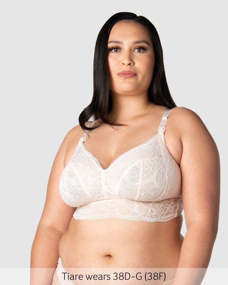 Heroine Multifit Nursing Bralette - Shell - Hotmilk Lingerie