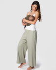 Kami, a mother of 2, loves the comfort of the new Hotmilk 'Sage Lounge Pant,' paired with the Hotmilk My Necessity nursing cami, creating the ultimate postpartum lounge set. These pants are the embodiment of sumptuous comfort, featuring a soft waistband and a flattering 7/8 length that combines style and relaxation seamlessly. Discover the perfect loungewear for pregnancy breastfeeding and postpartum comfort with Hotmilk UK's Sage Lounge Pant