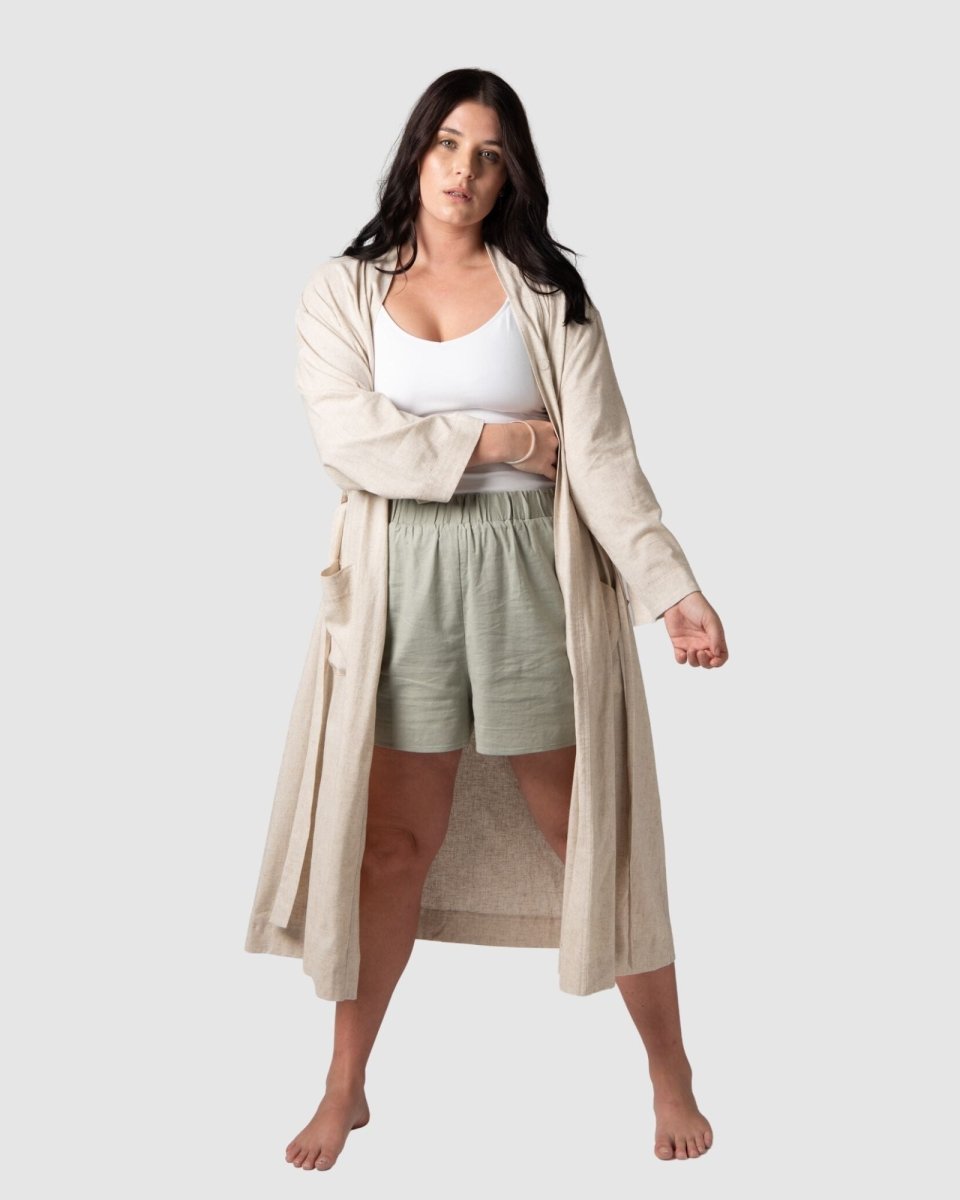 Lounge Short Sage - Hotmilk Lingerie