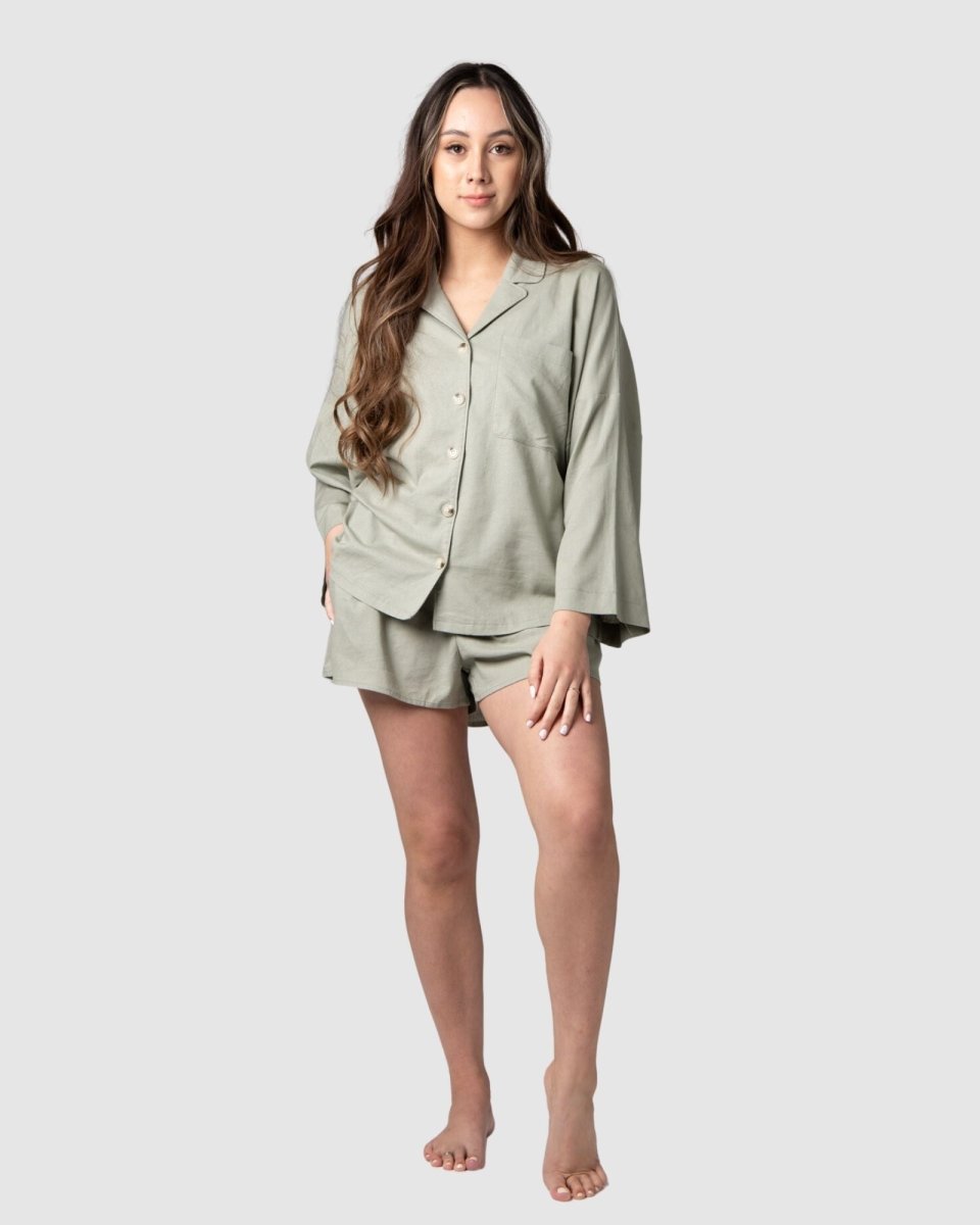 Lounge Top Sage - Hotmilk Lingerie