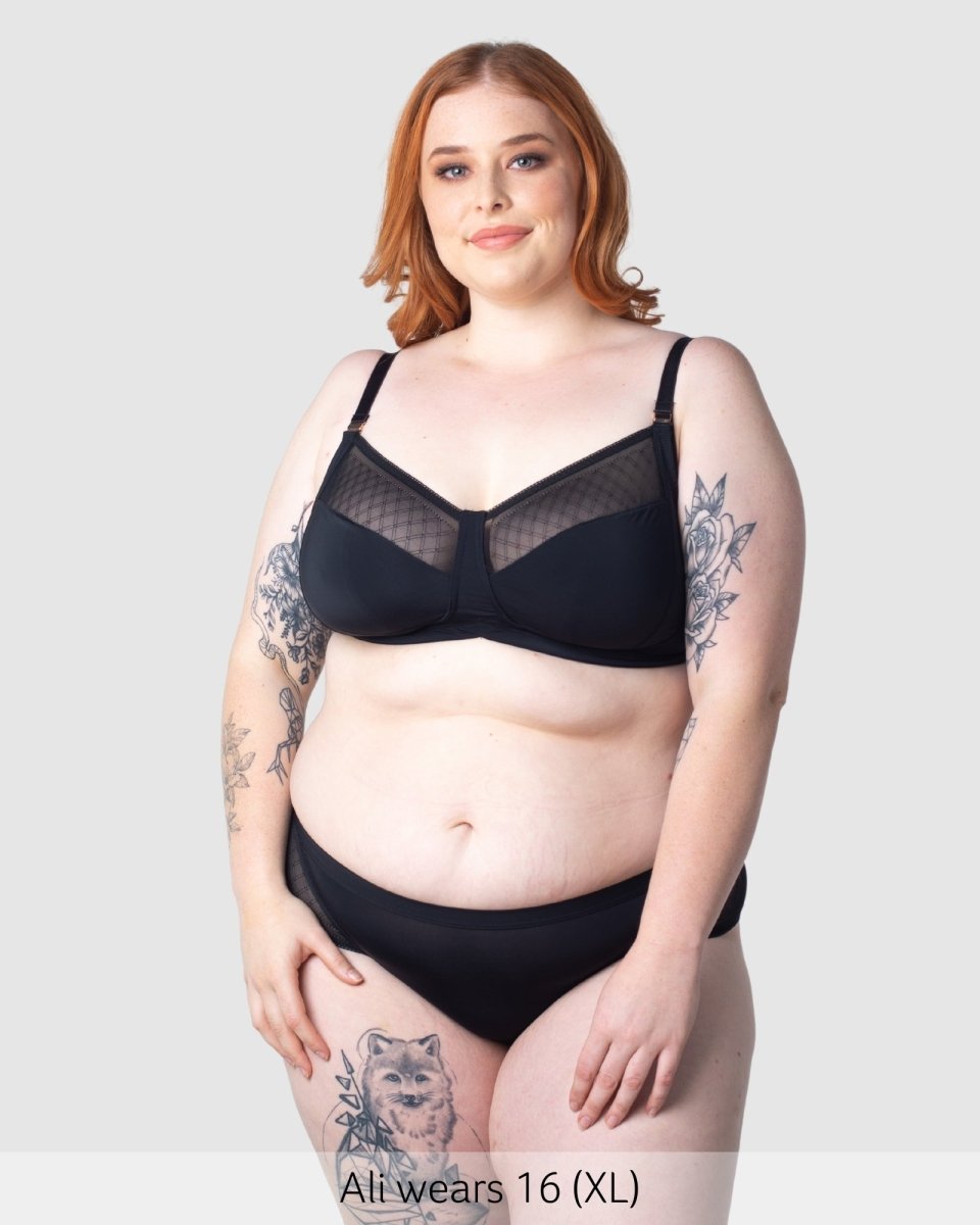 Lunar Bikini Brief - Black - Hotmilk Lingerie