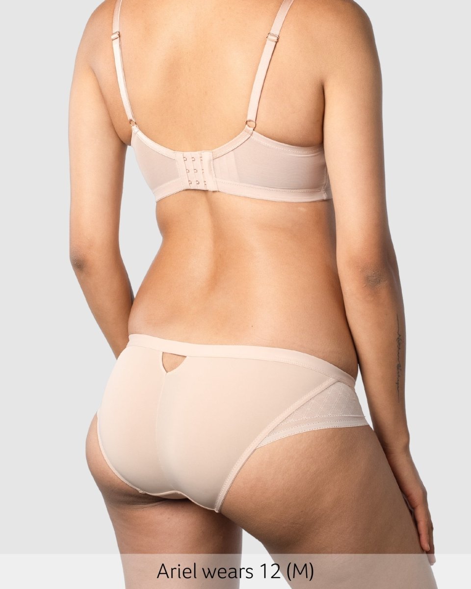 Lunar Bikini Brief - Cashmere - Hotmilk Lingerie