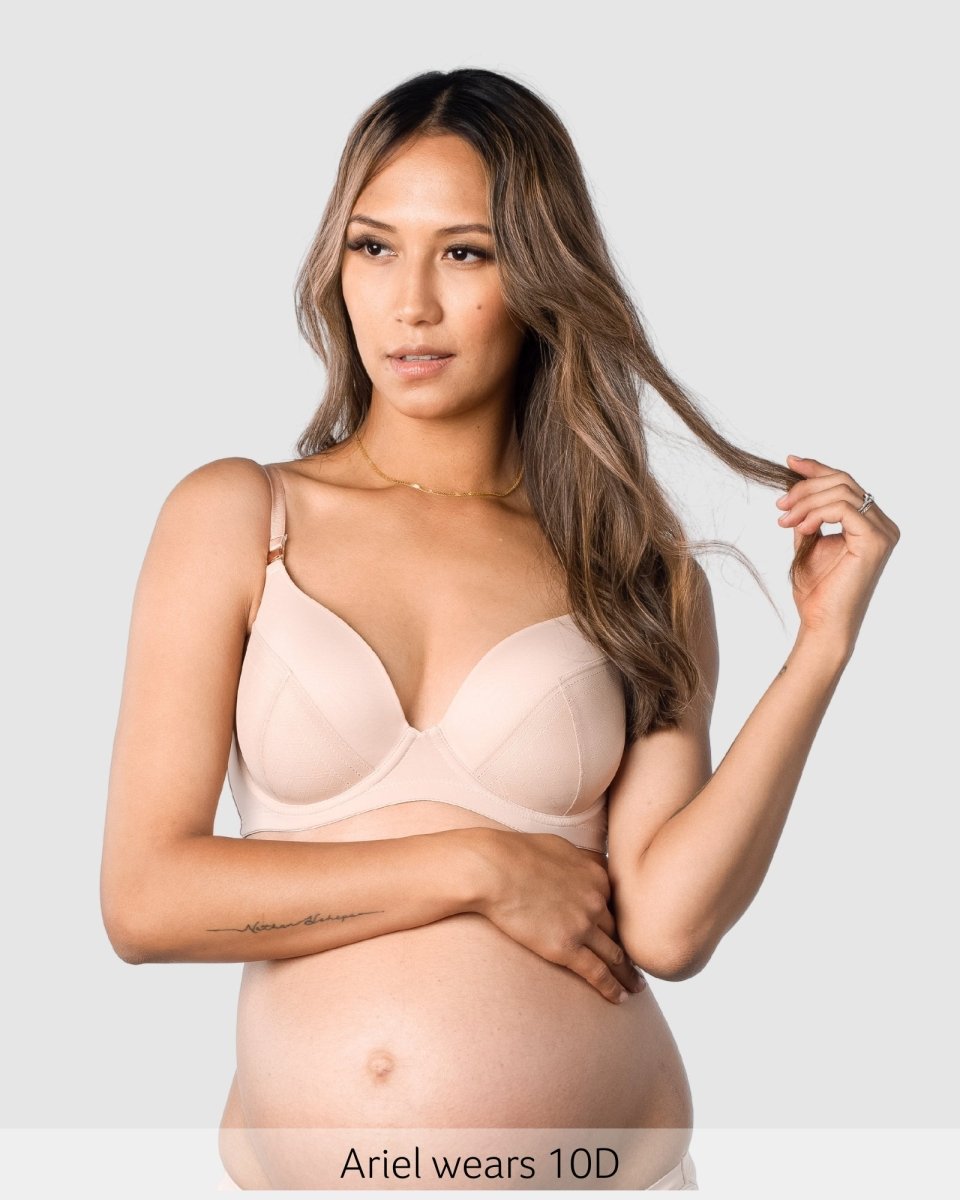 Lunar Eclipse T-Shirt Nursing Bra - Cashmere - Hotmilk Lingerie