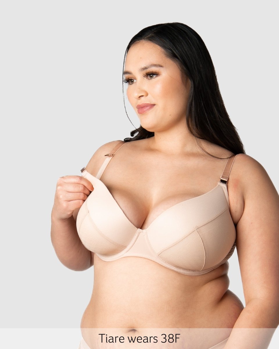 Lunar Eclipse T-Shirt Nursing Bra - Cashmere - Hotmilk Lingerie
