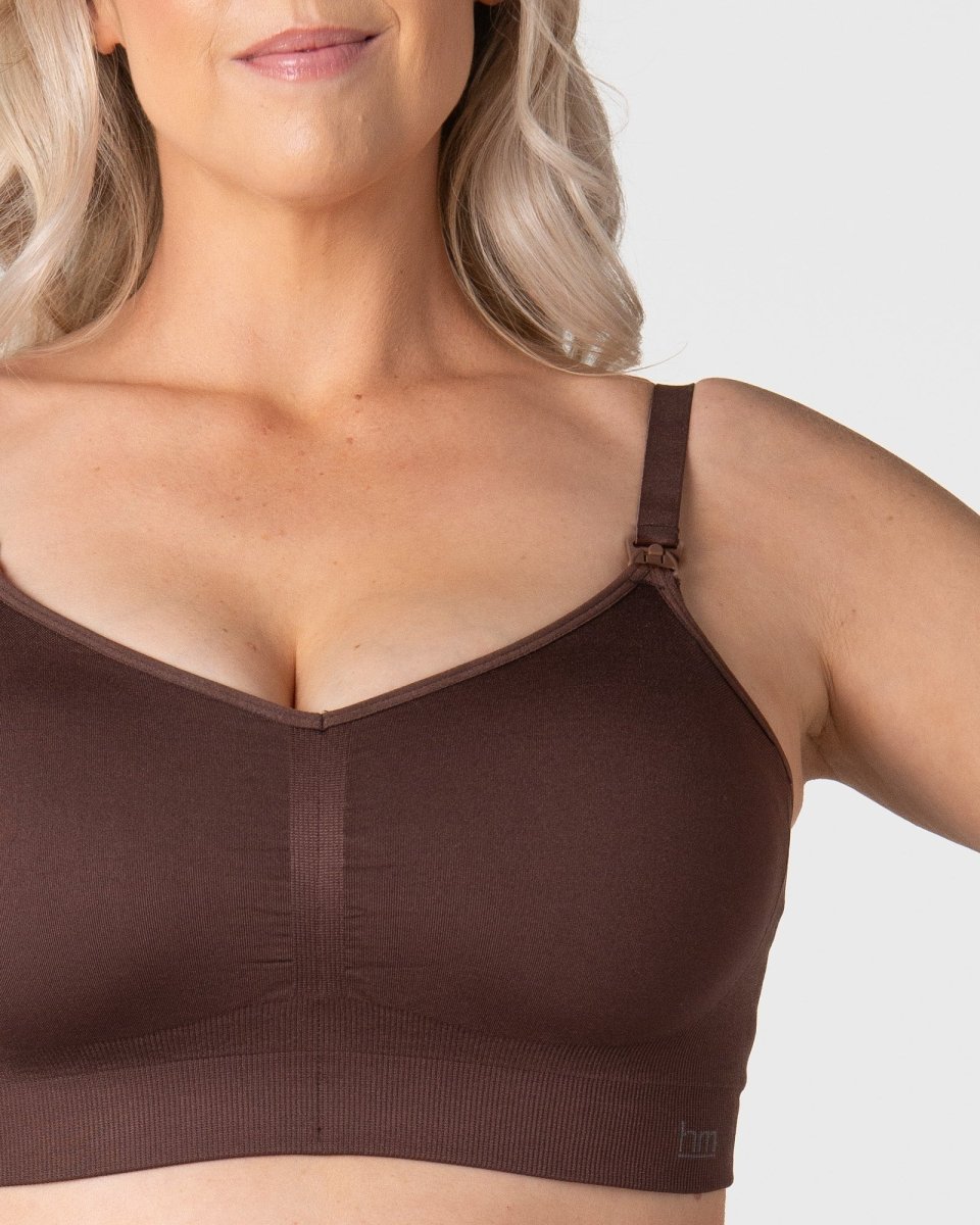 My Necessity 2.0 FlexFit Nursing Bra - Chocolate Busty - Hotmilk Lingerie