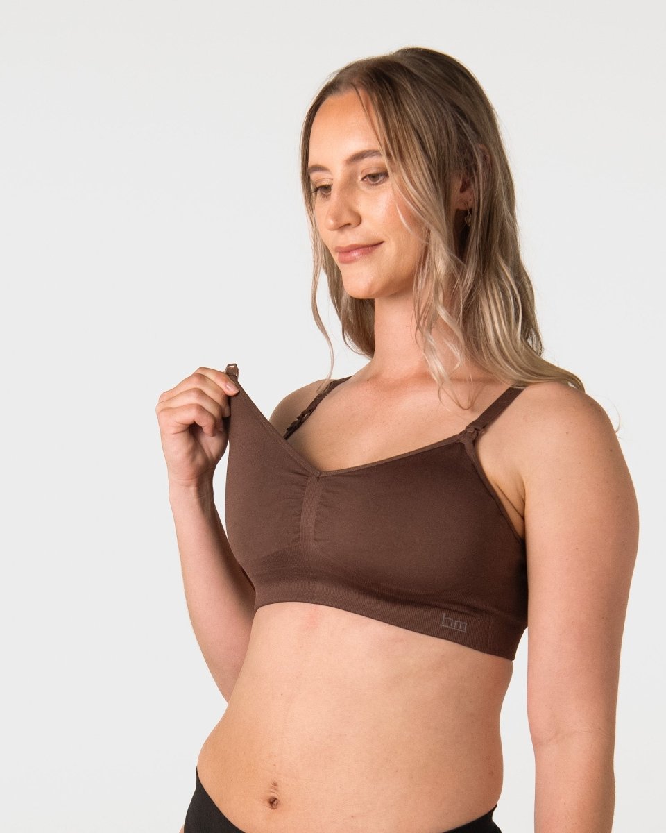 My Necessity 2.0 FlexFit Nursing Bra - Chocolate - Hotmilk Lingerie