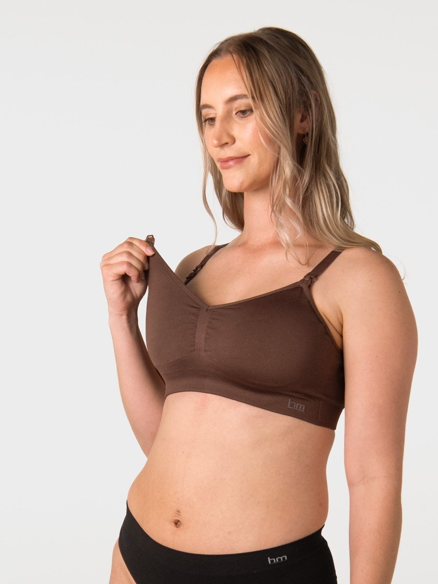 My Necessity 2.0 FlexFit Nursing Bra - Chocolate - Hotmilk Lingerie