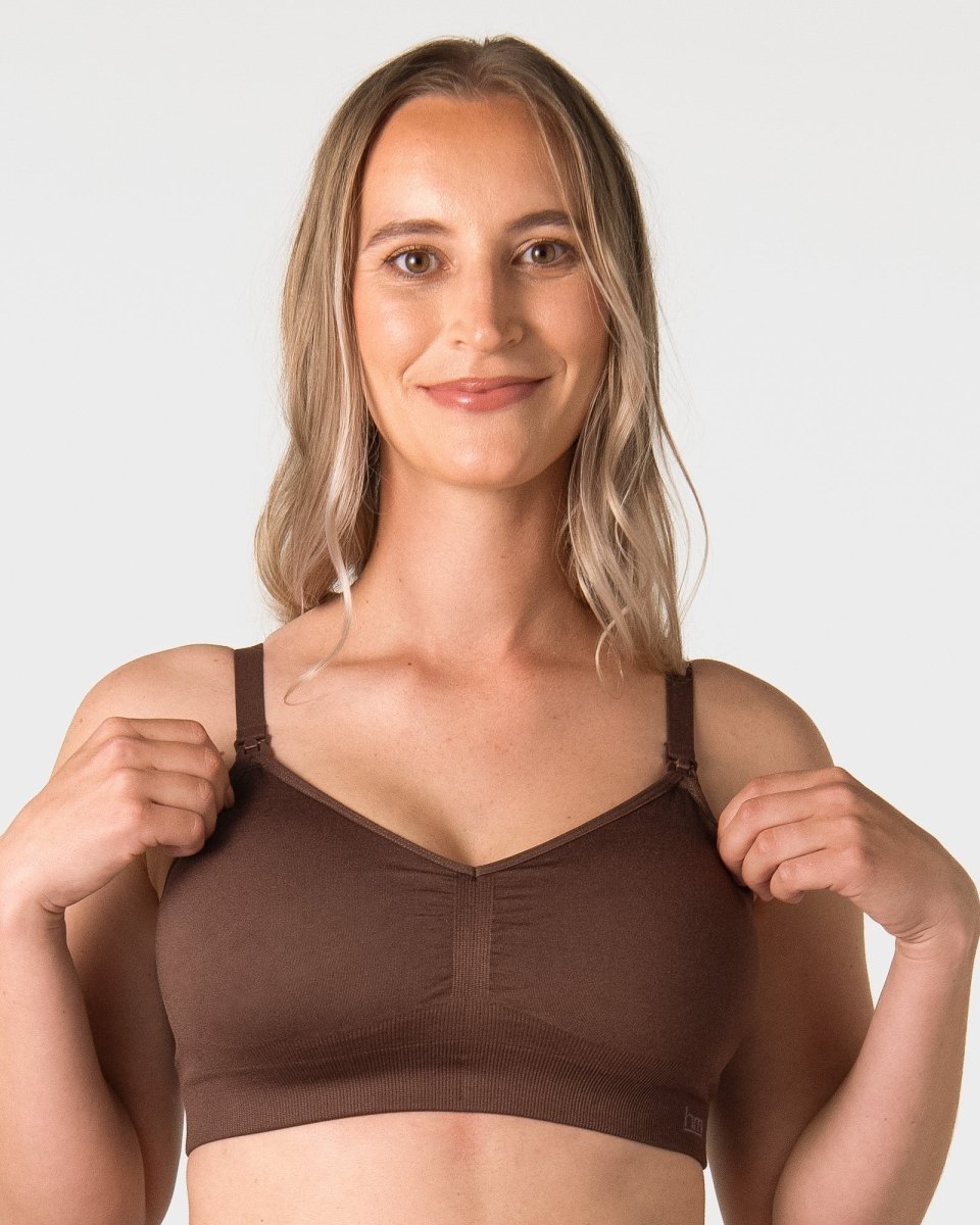 My Necessity 2.0 FlexFit Nursing Bra - Chocolate - Hotmilk Lingerie