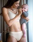 My Necessity Seamless Bikini Brief 2 Pack - Lifestyle View - Maternity & Postpartum Pregnancy Underwear - Hotmilk Lingerie