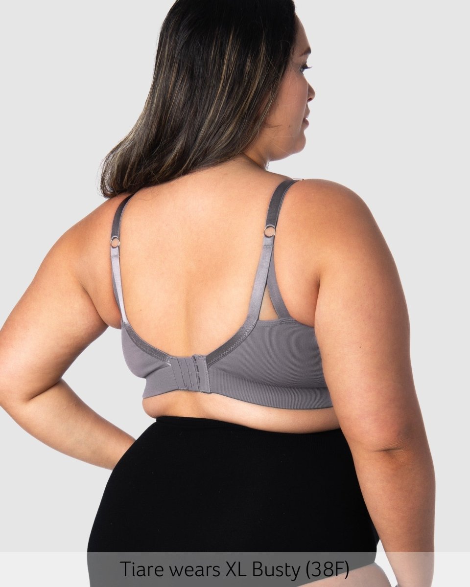 My Necessity Wirefree Multifit - Slate Busty - Hotmilk Lingerie