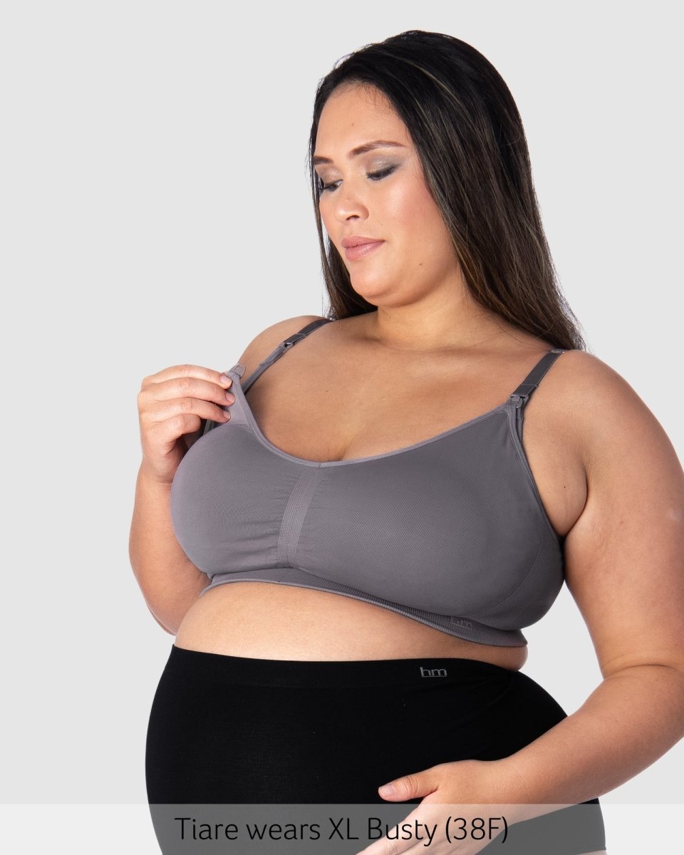 My Necessity Wirefree Multifit - Slate Busty - Hotmilk Lingerie