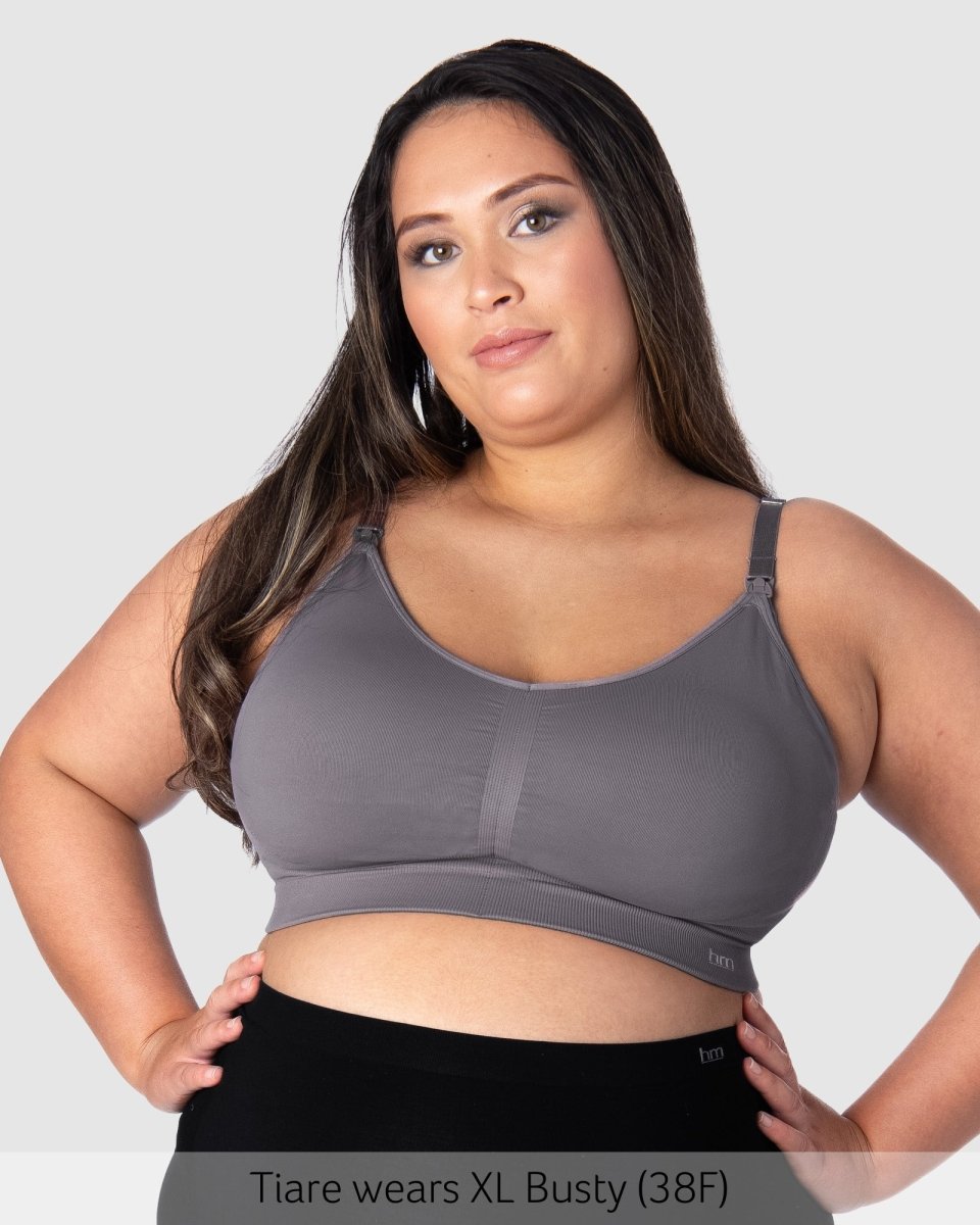 My Necessity Wirefree Multifit - Slate Busty - Hotmilk Lingerie