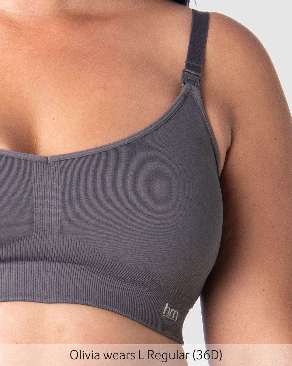 My Necessity Wirefree Multifit - Slate - Hotmilk Lingerie