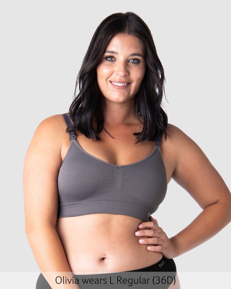 My Necessity Wirefree Multifit - Slate - Hotmilk Lingerie