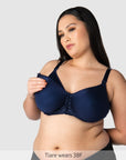 Obsession T-Shirt Nursing Bra - Navy - Hotmilk Lingerie