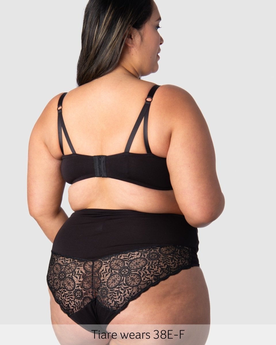 Serenity Bamboo Nursing Bra - Black - Hotmilk Lingerie