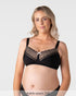 Show Off Full Cup Nursing Bra Black - Front View - Maternity Bra for Larger Busts - Hotmilk Lingerie