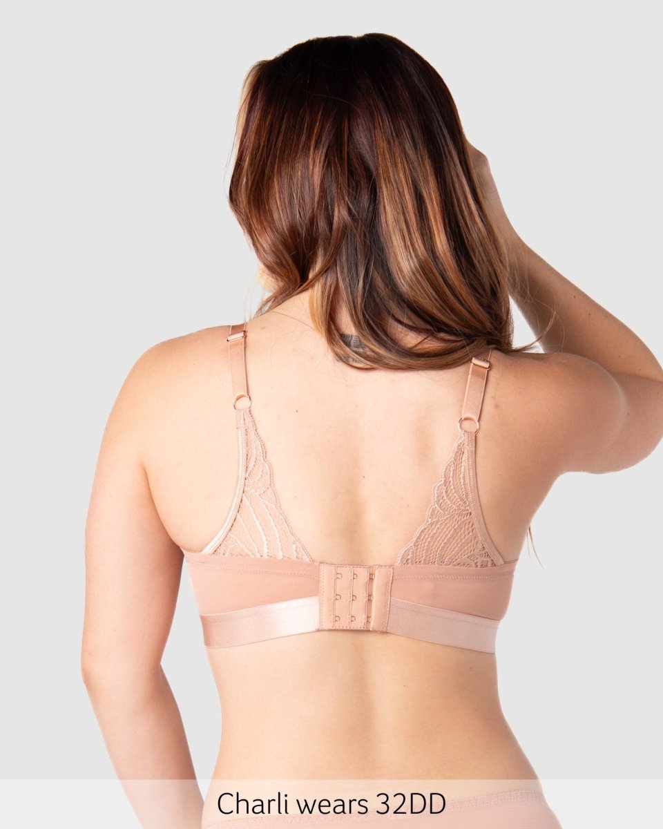 Warrior 2.0 Plunge Nursing Bra - Bronze - Hotmilk Lingerie