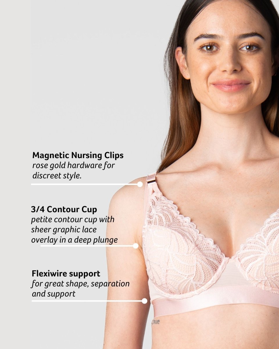 Warrior Plunge Nursing Bra - Lotus - Hotmilk Lingerie