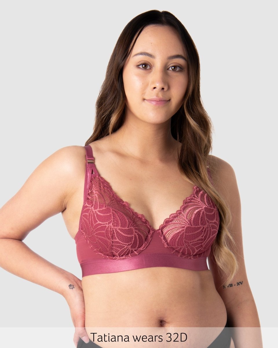 Warrior Plunge Nursing Bra - Spice Rose - Hotmilk Lingerie
