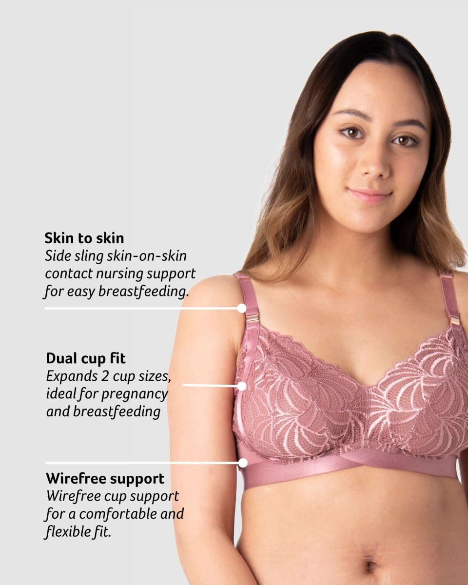 Warrior FlexFit Nursing Bra - Antique Rose - Hotmilk Lingerie