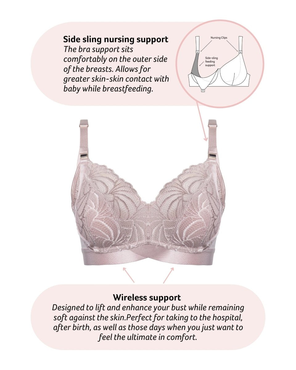 Warrior FlexFit Nursing Bra - Blush - Hotmilk Lingerie