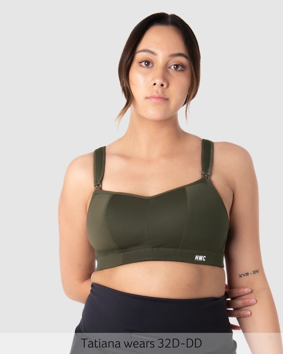 Zen Sport Nursing Bra - Olive - Hotmilk Lingerie