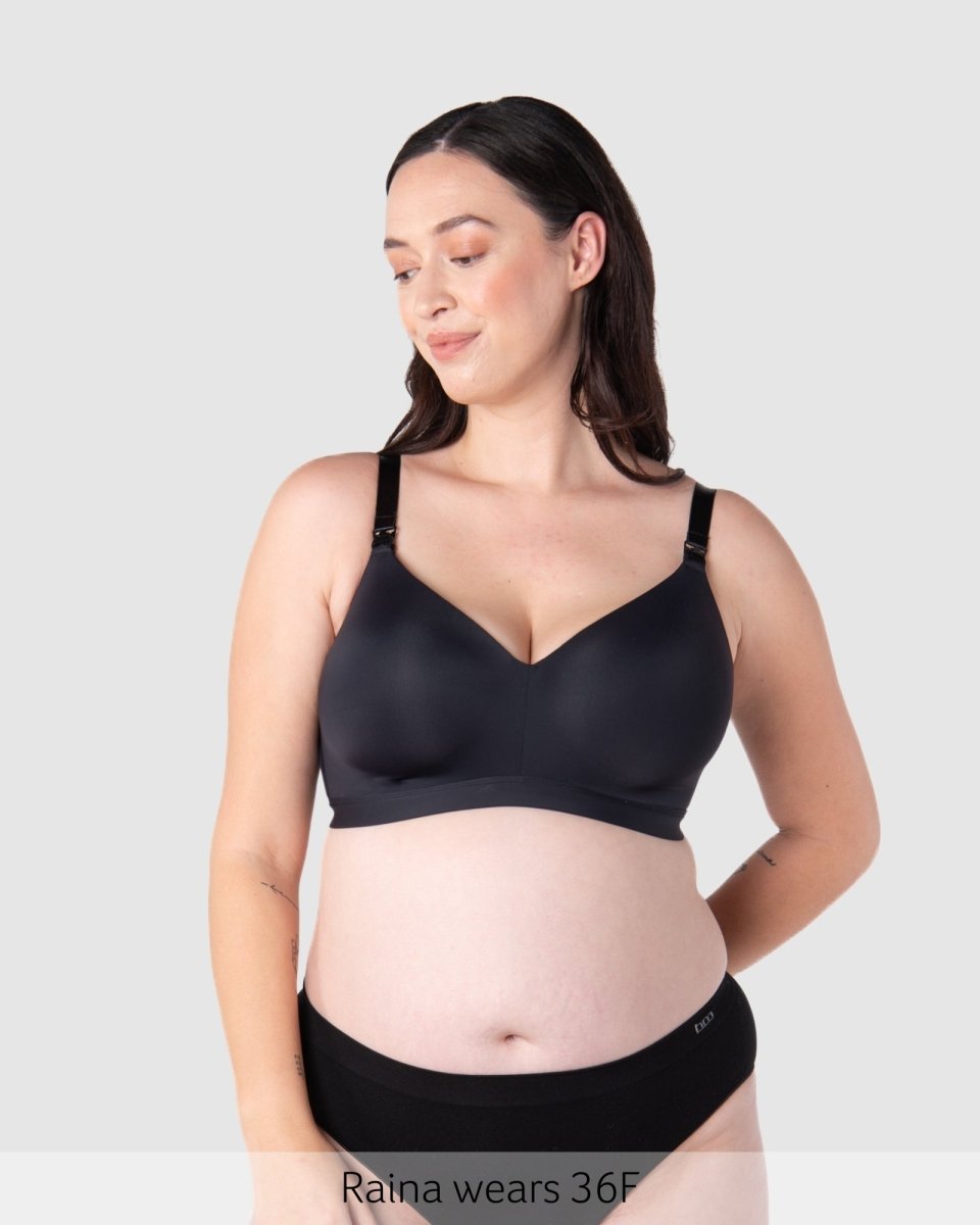 Infinite T-Shirt Nursing Bra - Black - Hotmilk Lingerie