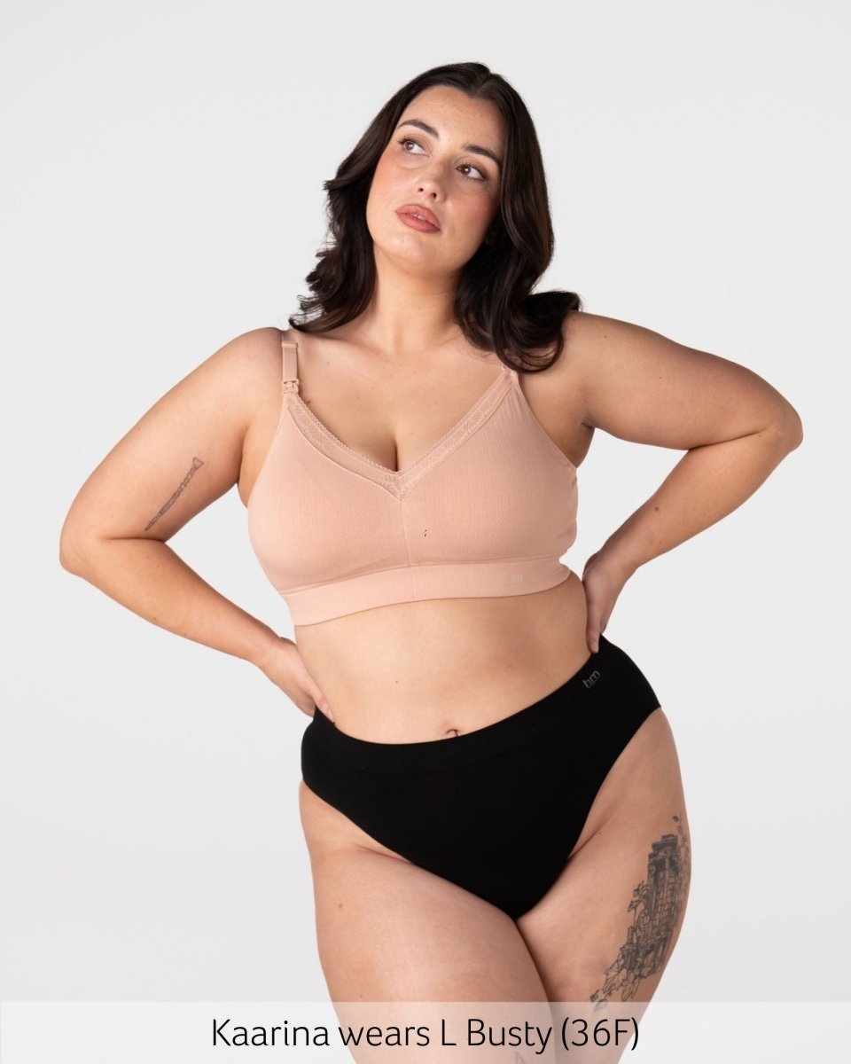 Caress FlexFit Nursing Bra - Cashmere Busty - Hotmilk Lingerie