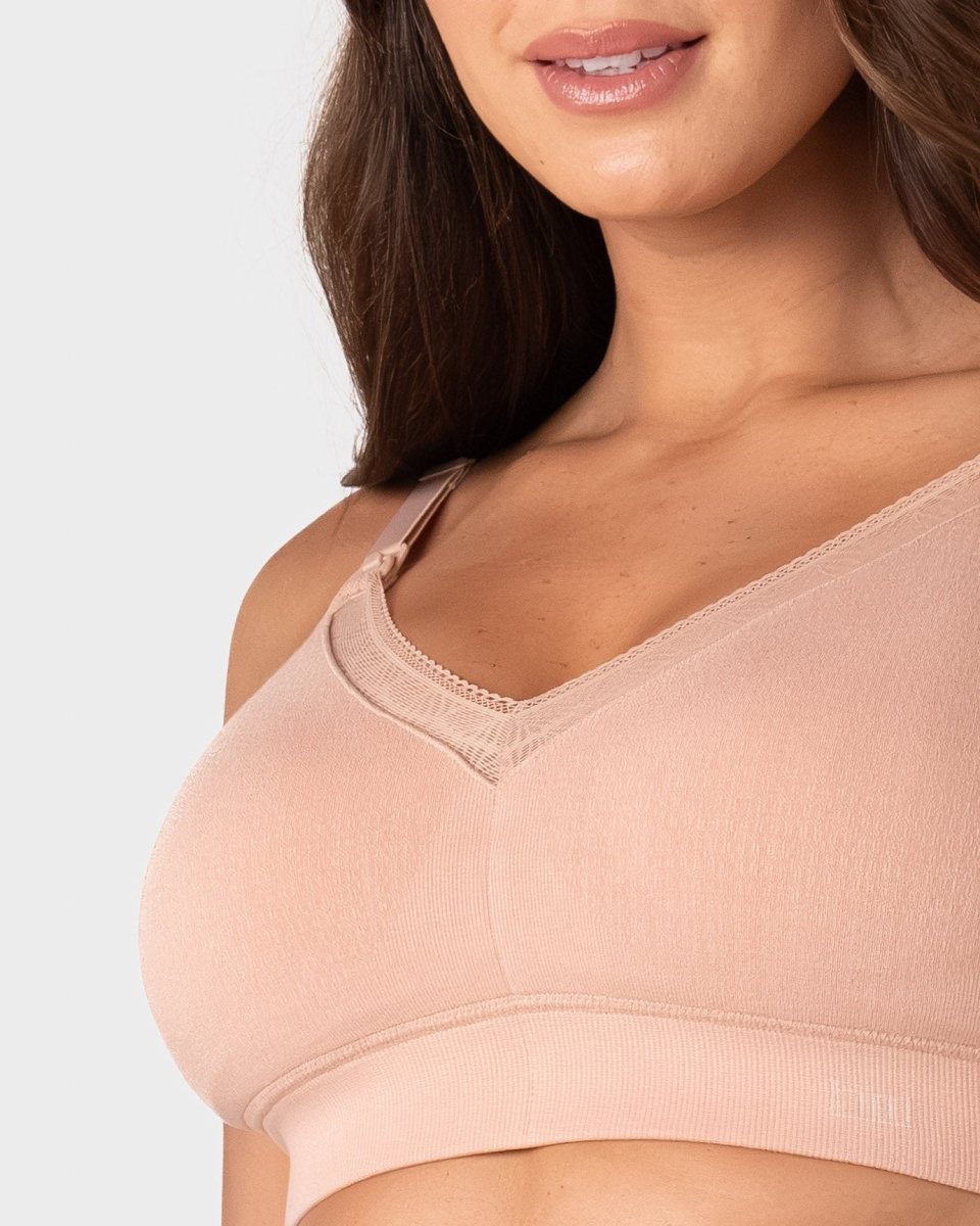 Caress FlexFit Nursing Bra - Cashmere - Hotmilk Lingerie