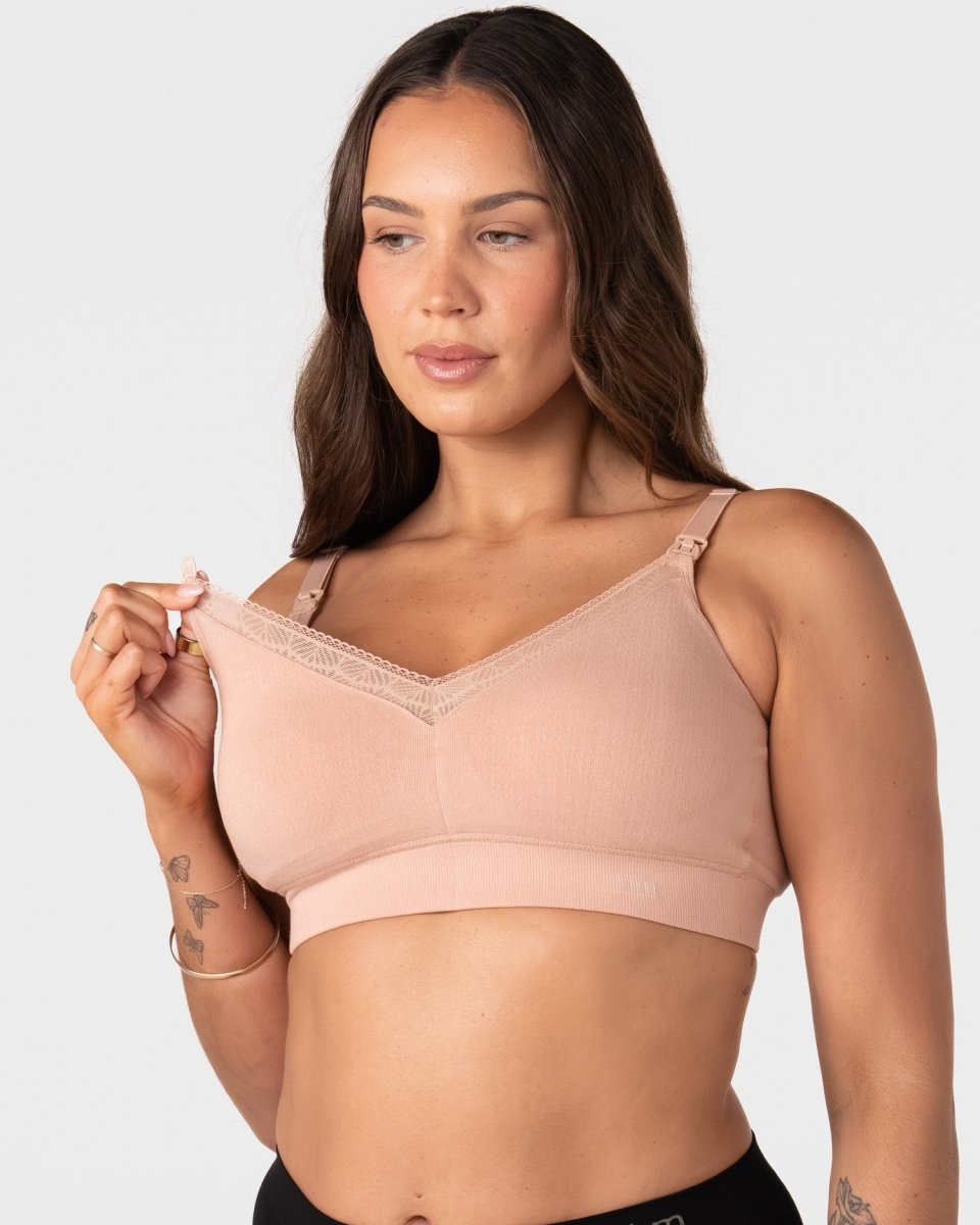 Caress FlexFit Nursing Bra - Cashmere - Hotmilk Lingerie