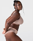 Flawless Full Cup Plunge Nursing Bra - Cashmere - Hotmilk Lingerie